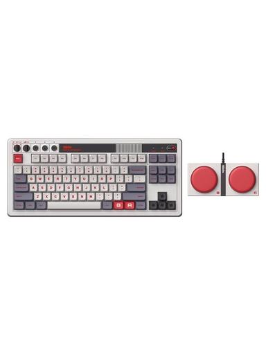 8BitDo Retro Mechanical Keyboard - N Edition - Tastatur & Numerisk set - Engelska - Storbritannien - Grå