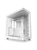 NZXT H6 Flow Compact Dual Chamber - Matte White - Chassi - Miditower - Vit