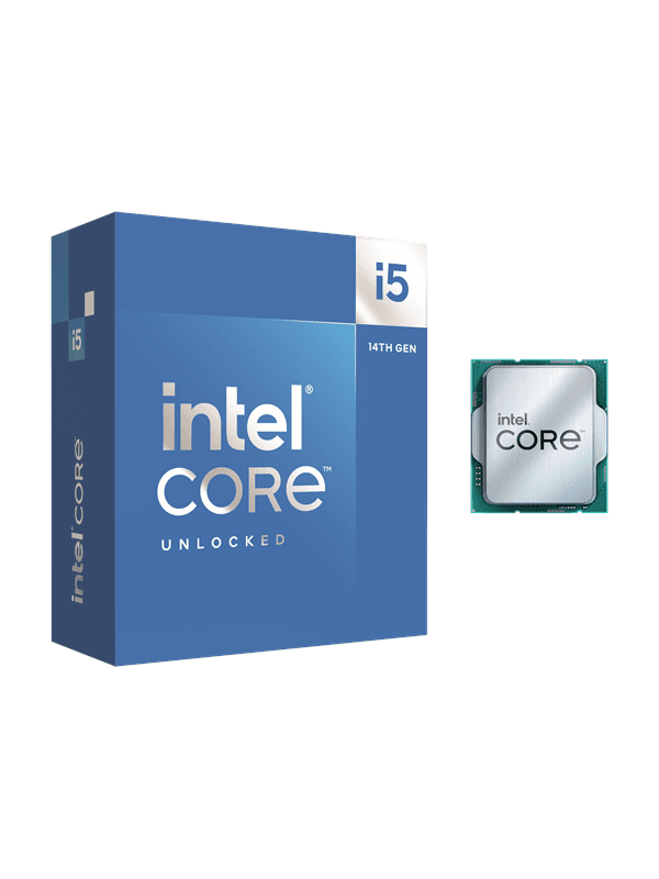 Intel Core i5-14600K Raptor Lake-S CPU - 14 kärnor - 3.5 GHz - Intel LGA1700 - Intel Boxed (utan kylare)