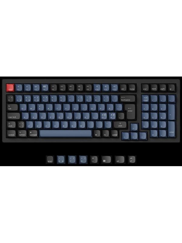 Keychron K4 Pro QMK/VIA Wireless RGB Hot Swap K Pro Red - ND - Gaming Tangentbord - Nordisk - Svart