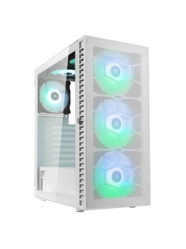 Kolink Observatory HF MESH ARGB Midi Tower Case - white - Chassi - Desktop - Vit