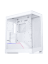 Phanteks NV5 - Mid tower - utökad ATX - genomskinlig sidopanel (härdat glas) - ingen strömförsörjning (ATX) - matt vit - USB/ljud