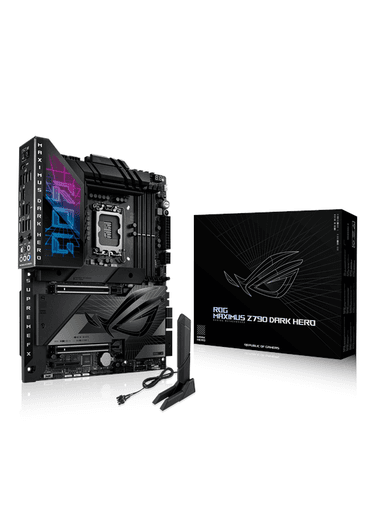 ASUS ROG MAXIMUS Z790 DARK HERO Moderkort - Intel Z790 - Intel LGA1700 socket - DDR5 RAM - ATX