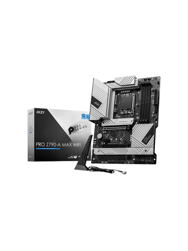 MSI PRO Z790-A MAX WIFI Moderkort - Intel Z790 - Intel LGA1700 socket - DDR5 RAM - ATX