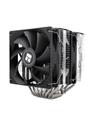 Thermalright Phantom Spirit 120 Black - CPU cooler, dual tower, including top plate