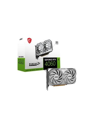 MSI GeForce RTX 4060 VENTUS 2X OC WHITE - 8GB GDDR6 RAM - Grafikkort