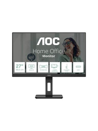 27" AOC Pro-line Q27P3CV - 2560x1440 - 65W USB HUB - LAN RJ45