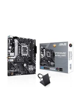 ASUS PRIME H610M-A WIFI Moderkort - Intel H610 - Intel LGA1700 socket - DDR5 RAM - Micro-ATX