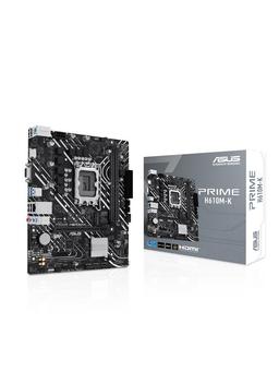 ASUS PRIME H610M-K Moderkort - Intel H610 - Intel LGA1700 socket - DDR5 RAM - Micro-ATX