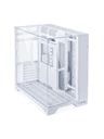 Lian Li O11 Vision - Tower - utökad ATX - genomskinlig sidopanel (härdat glas) - ingen strömförsörjning - vit - USB/ljud