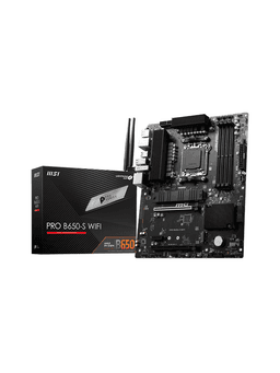 MSI PRO B650-S WIFI Moderkort - AMD B650 - AMD AM5 socket - DDR5 RAM - ATX