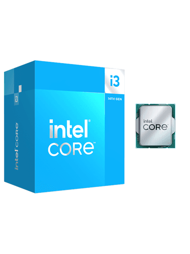 Intel Core i3-14100 Raptor Lake-S CPU - 4 kärnor - 3.5 GHz - Intel LGA1700 - Intel Boxed (med kylare)