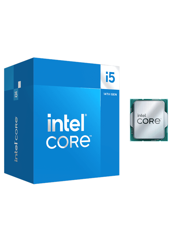 Intel Core i5-14400 Raptor Lake-S CPU - 10 kärnor - 2.5 GHz - Intel LGA1700 - Intel Boxed (med kylare)