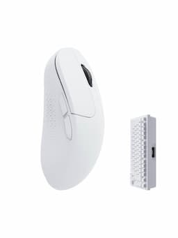 Keychron M3 Mini Ultralight 55g Wireless 4K - Gamingmus - Optic - 5 knappar - Vit