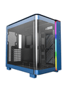 Montech King 95 Curved Glass Midi Tower Blå