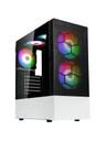 Kolink Observatory Mx Mesh Argb Midi Tower Case Black/white Midi Tower Svart, Vit