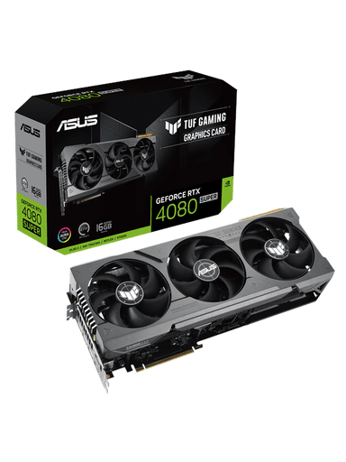 ASUS GeForce RTX 4080 SUPER TUF - 16GB GDDR6X RAM - Grafikkort