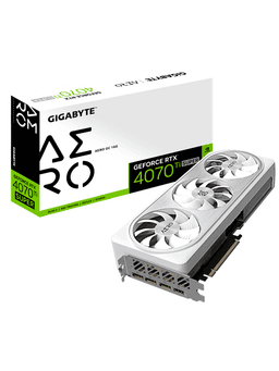 GIGABYTE GeForce RTX 4070 Ti SUPER AERO OC - 16GB GDDR6X RAM - Grafikkort