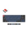 Keychron K7 Pro QMK/VIA RGB Wireless - Gateron Low Profile Red Hot Swap - Gaming Keyboard - Utan numpad - Nordisk - Svart