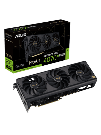 ASUS GeForce RTX 4070 Ti SUPER ProArt OC - 16GB GDDR6X RAM - Grafikkort