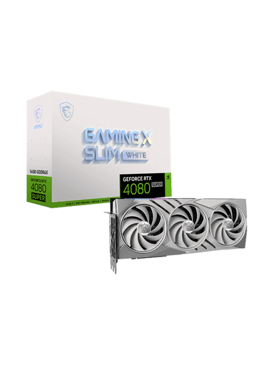 MSI GeForce RTX 4080 SUPER GAMING X SLIM WHITE - 16GB GDDR6X RAM - Grafikkort