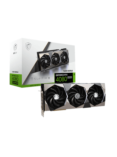 MSI GeForce RTX 4080 SUPER SUPRIM X - 16GB GDDR6X RAM - Grafikkort