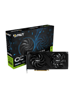 Palit GeForce RTX 4070 SUPER DUAL OC - 12GB GDDR6X RAM - Grafikkort