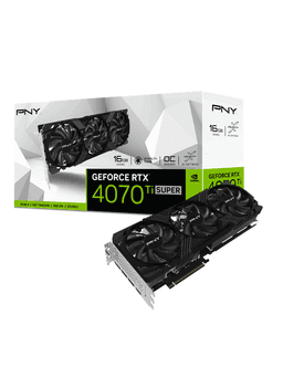 PNY GeForce RTX 4070 Ti SUPER Verto Triple Fan - 16GB GDDR6X RAM - Grafikkort