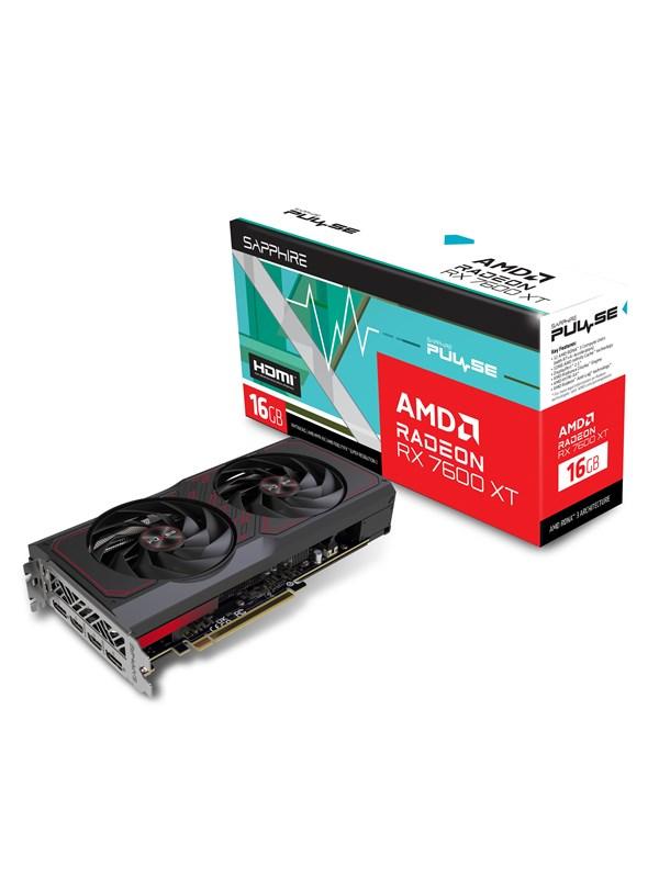 Sapphire Radeon RX 7600 XT Pulse - 16GB GDDR6 RAM - Grafikkort