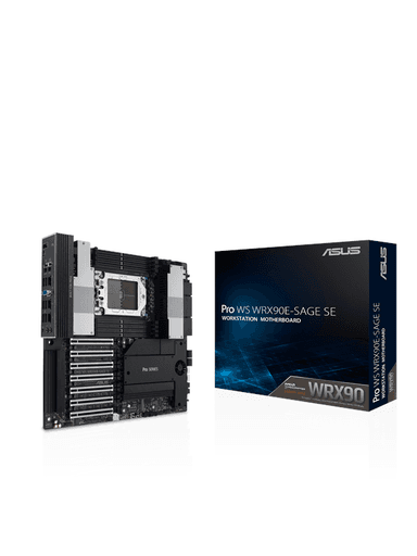 ASUS PRO WS WRX90E-SAGE SE Moderkort - AMD WRX90 - AMD sTR5 socket - DDR5 RAM - SSI (Server)