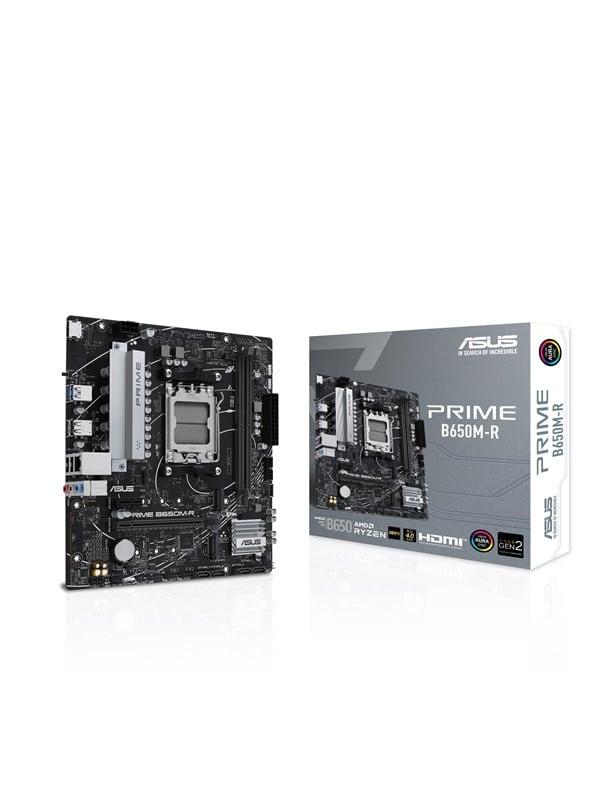 ASUS PRIME B650M-R Moderkort - AMD B650 - AMD AM5 socket - DDR5 RAM - Micro-ATX