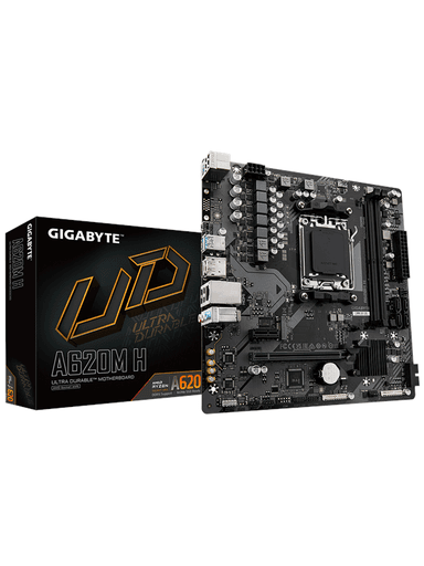 GIGABYTE A620M H Moderkort - AMD A620 - AMD AM5 socket - DDR5 RAM - Micro-ATX