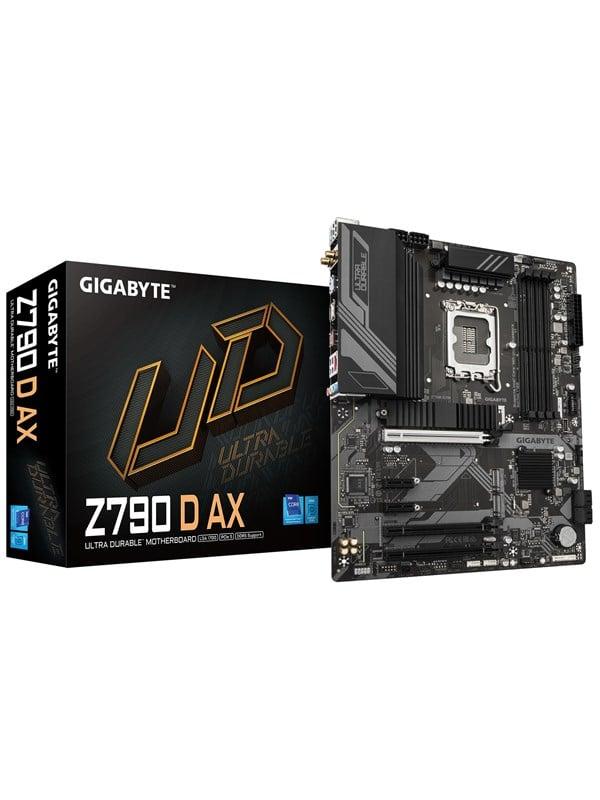 GIGABYTE Z790 D AX Moderkort - Intel Z790 - Intel LGA1700 socket - DDR5 RAM - ATX