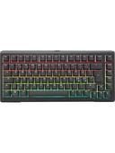Ducky Tinker75 - Ergonomiskt tangentbord - Nordisk - Svart