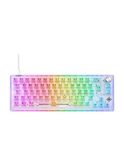 Deltaco DK460 Mechanical 65% - Gaming Keyboard - Utan numpad - Nordisk - Transparent