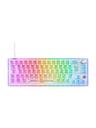 Deltaco DK460 Mechanical 65% - Gaming Keyboard - Utan numpad - Nordisk - Transparent