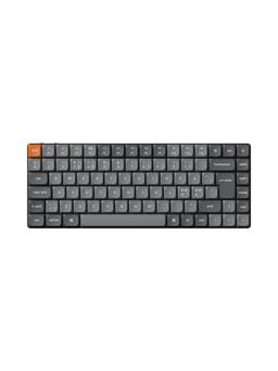 Keychron K3 Max QMK/VIA Wireless RGB Hot Swap Low Profile Brown - Gaming Keyboard - Utan numpad - Nordisk - Grå