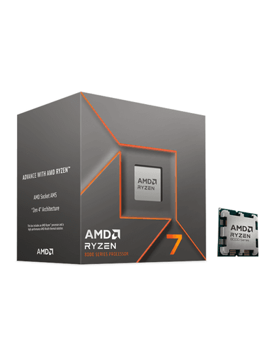 AMD Ryzen 7 8700F Wraith Stealth CPU - 8 kärnor - 4.1 GHz - AMD AM5 - AMD Boxed (med kylare)