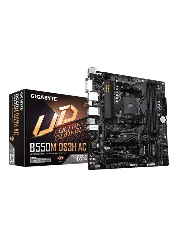 GIGABYTE B550M DS3H AC Moderkort - AMD B550 - AMD AM4 socket - DDR4 RAM - Micro-ATX