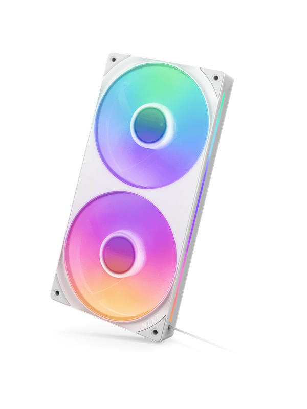 NZXT F280 RGB CORE - 280mm - Chassi fläkt - Vit - 30 dBA