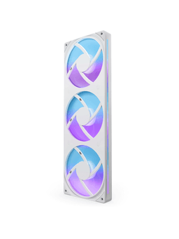 NZXT F360 RGB CORE UNIBODY - 360mm - Chassi fläkt - Vit - 30 dBA