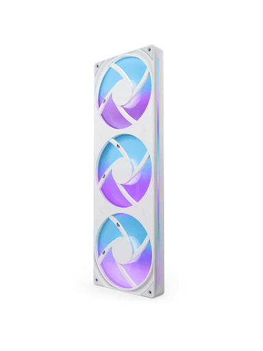 NZXT F360 RGB CORE UNIBODY - 360mm - Chassi fläkt - Vit - 30 dBA