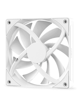 NZXT F120Q V2 Quiet Airflow - Chassi fläkt - 120mm - Vit - 25 dBA