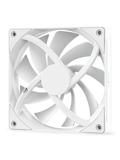 NZXT F120Q V2 Quiet Airflow - Chassi fläkt - 120mm - Vit - 25 dBA