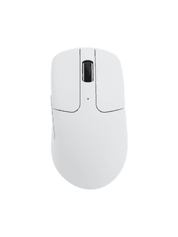 Keychron M2 4K Hz Ultralight 53g Wireless Mouse White - Gamingmus - Optic - 5 knappar - Vit