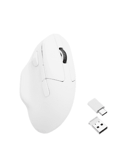 Keychron M7 1K Hz - Gamingmus - Optic - 6 knappar - Vit