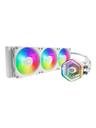 Cooler Master MasterLiquid 360 Atmos ARGB - Kylsystem med vätska till processorn - Elementstorlek: 360 mm - (för: LGA1700, LGA1200, LGA1151, LGA1150, LGA1155, LGA1156, AM4, AM5) - 120 mm - vit