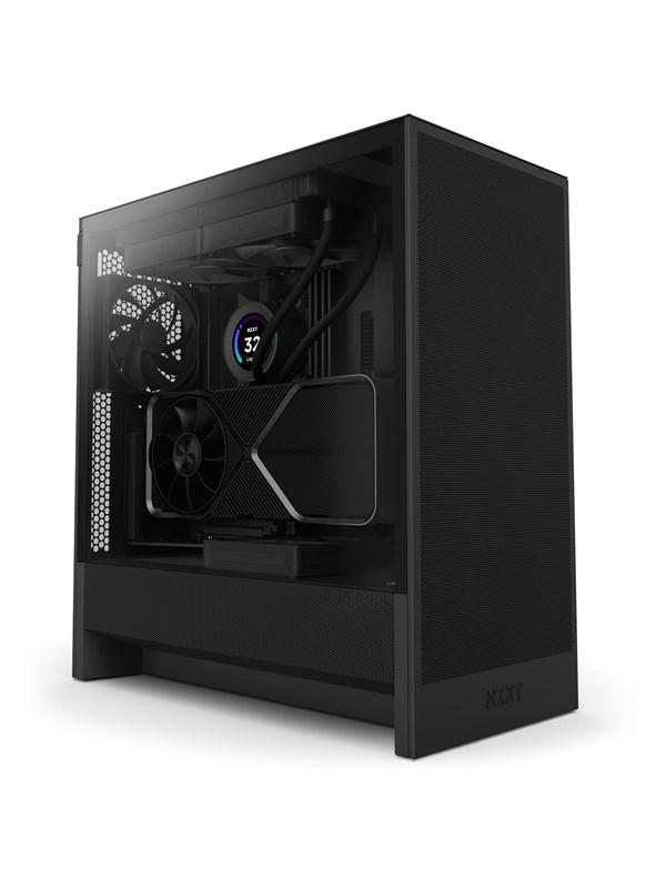 NZXT H5 Flow (2024) - Black - Chassi - Miditower - Svart