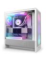 Nzxt H5 Flow Rgb (2024) White W/ Rgb Fans