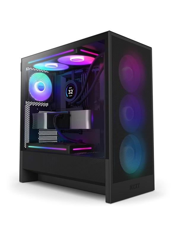 NZXT H5 Flow RGB (2024) - Chassi - Miditower - Svart